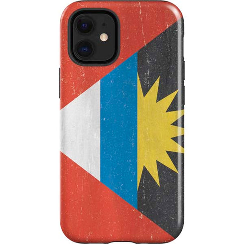 Antigua and Barbuda Flag Distressed iPhone 12 Mini Impact Case